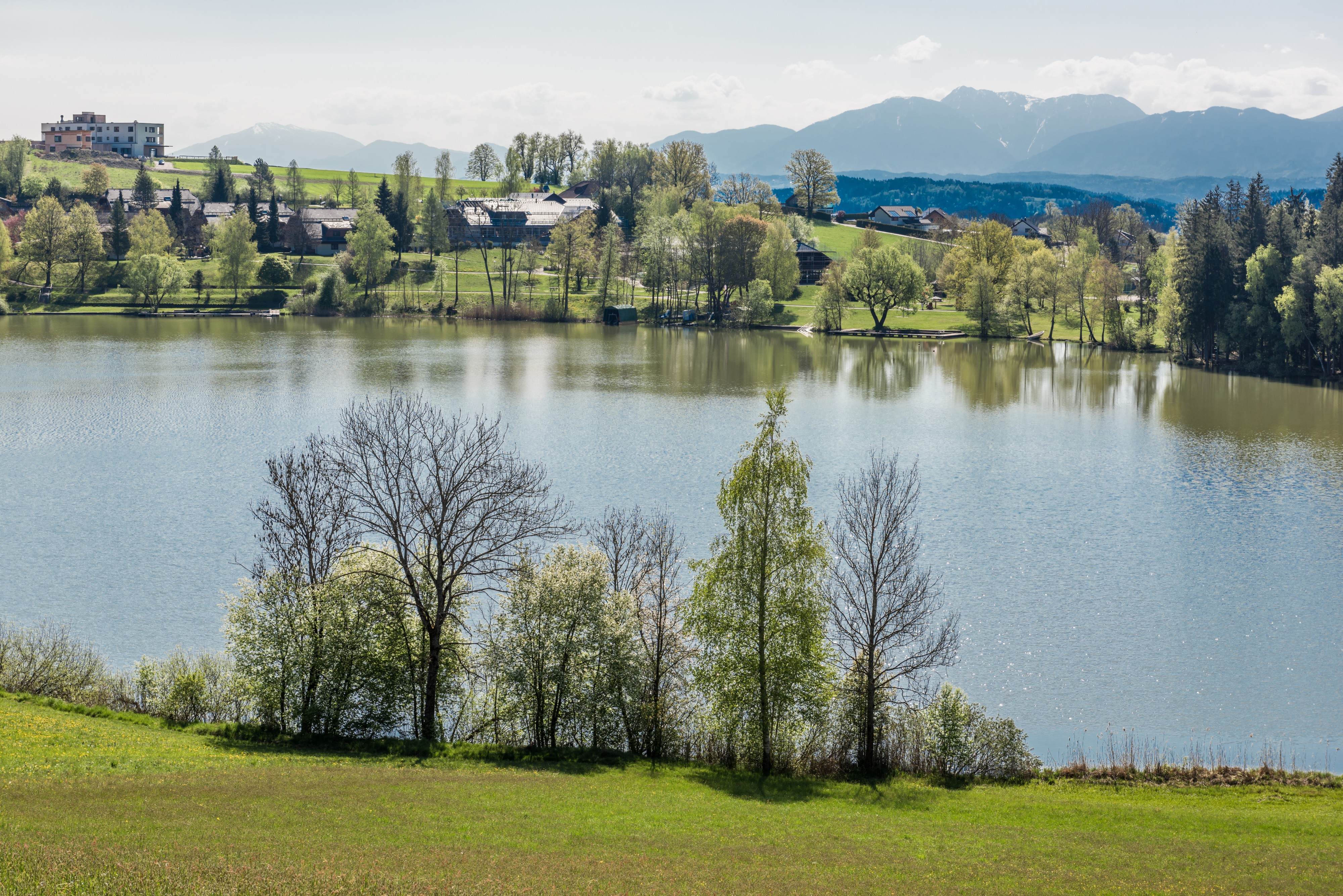 Feldkirchen Maltschach Maltschacher See NW-Ansicht 20042016 1610