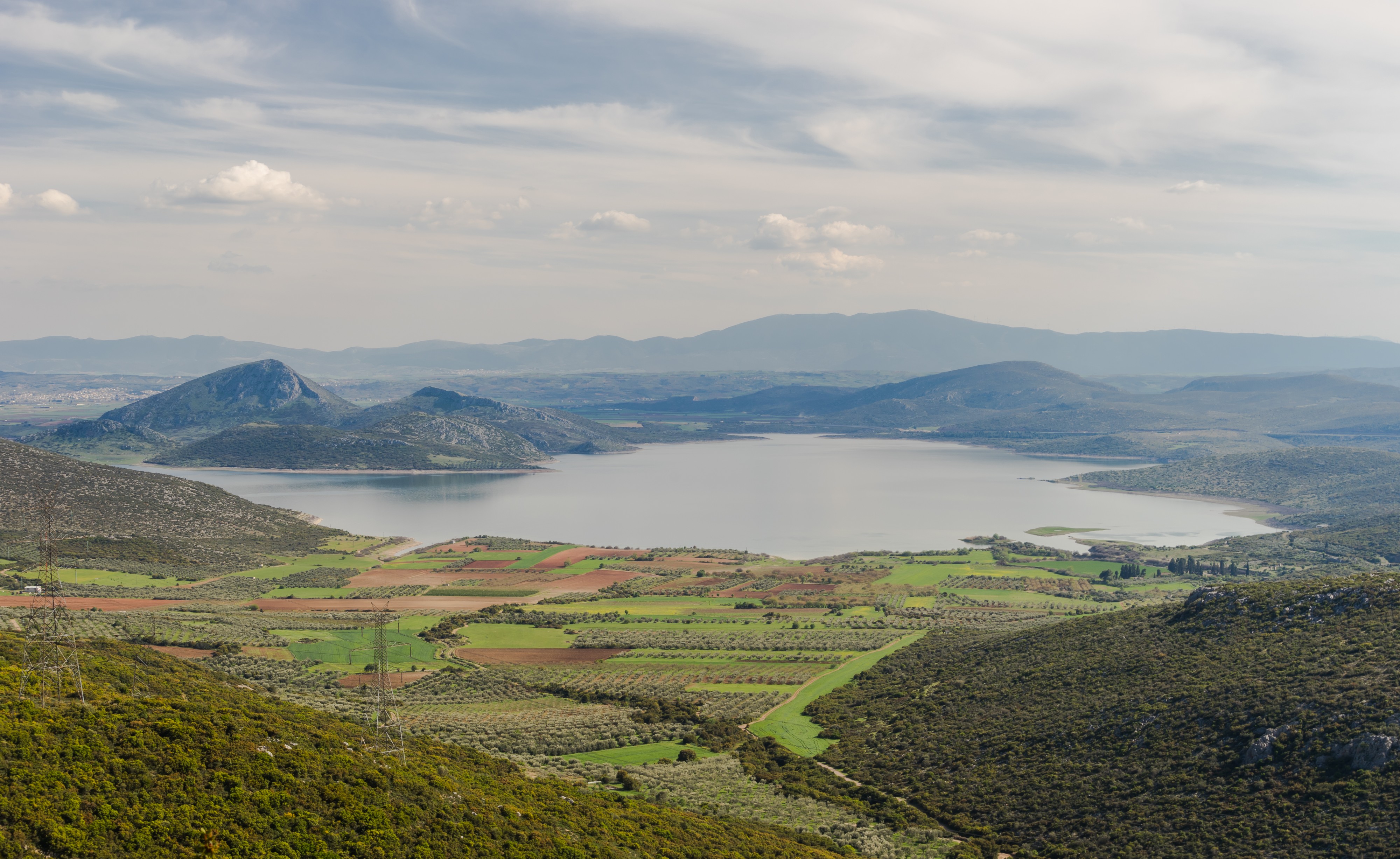 Illiki lake (part of) near Thiva Greece