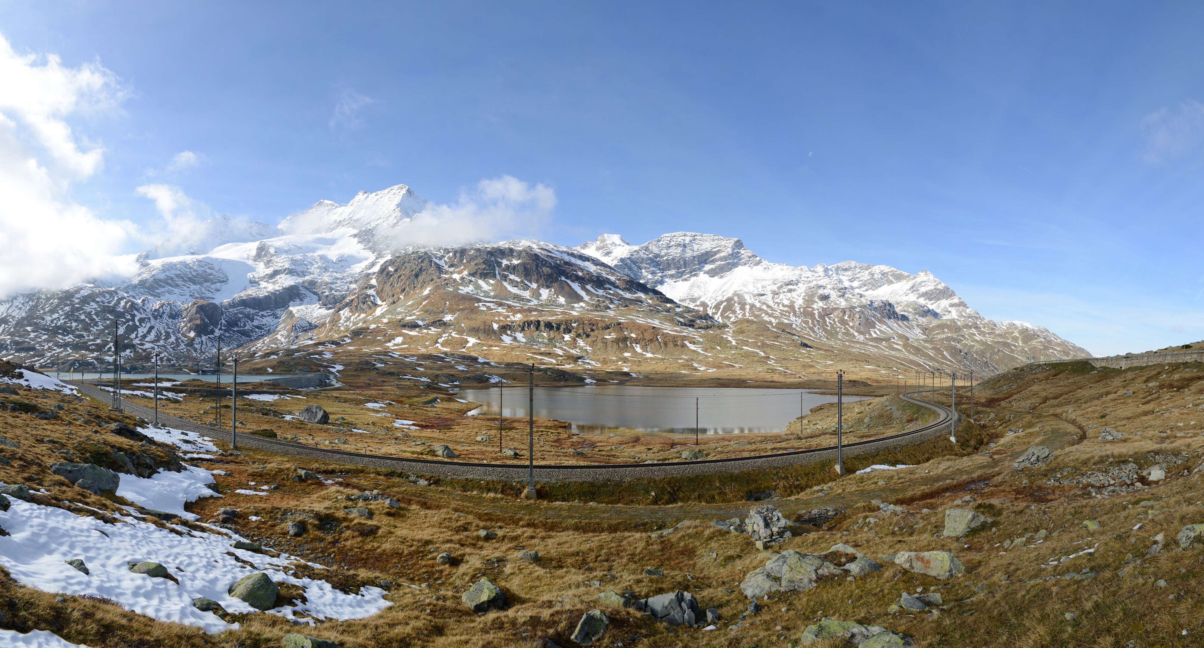 Lago Bianco & Lago Nero auf dem Berninapass 