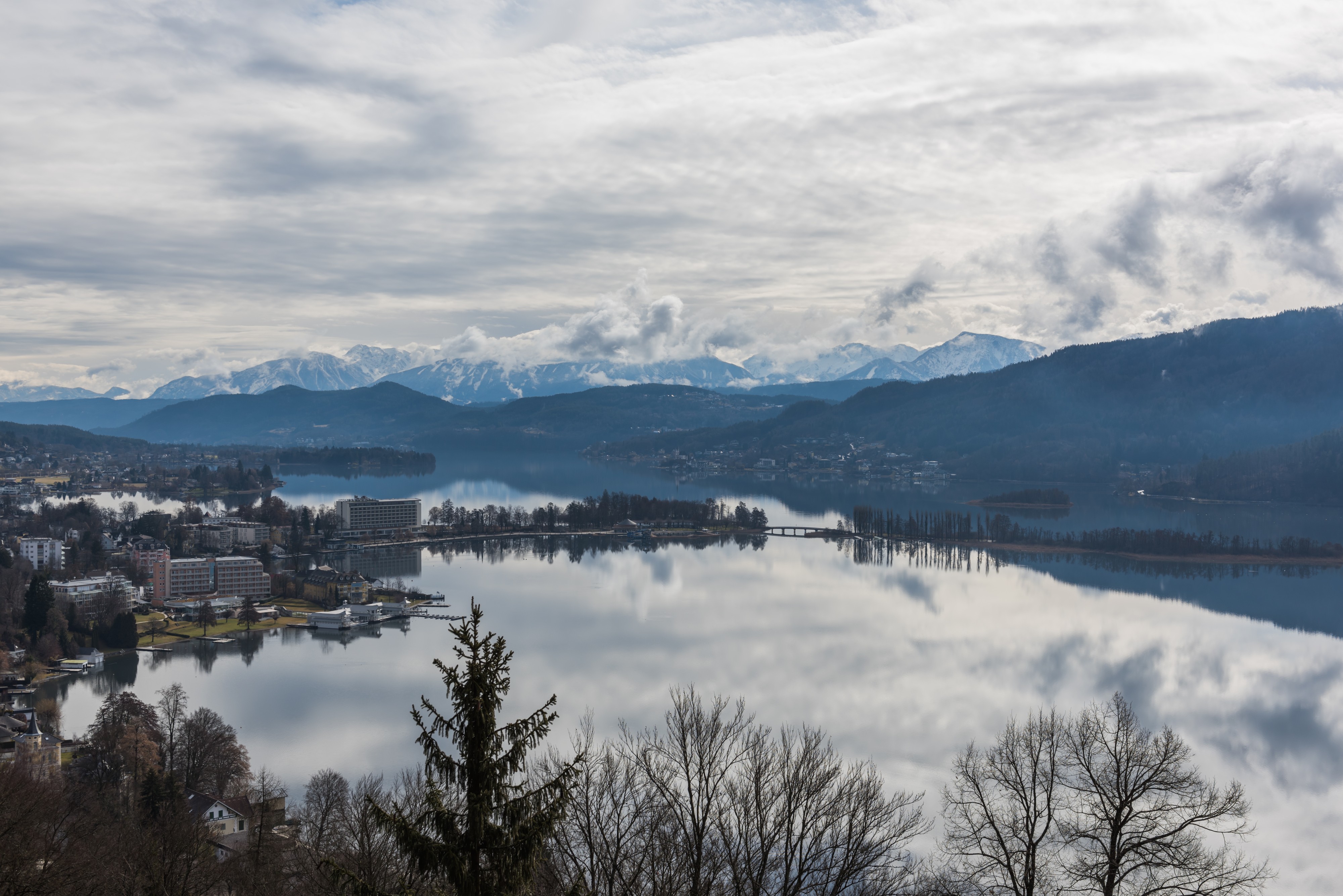 Poertschach Blick von Hohe Gloriette 01032016 0726