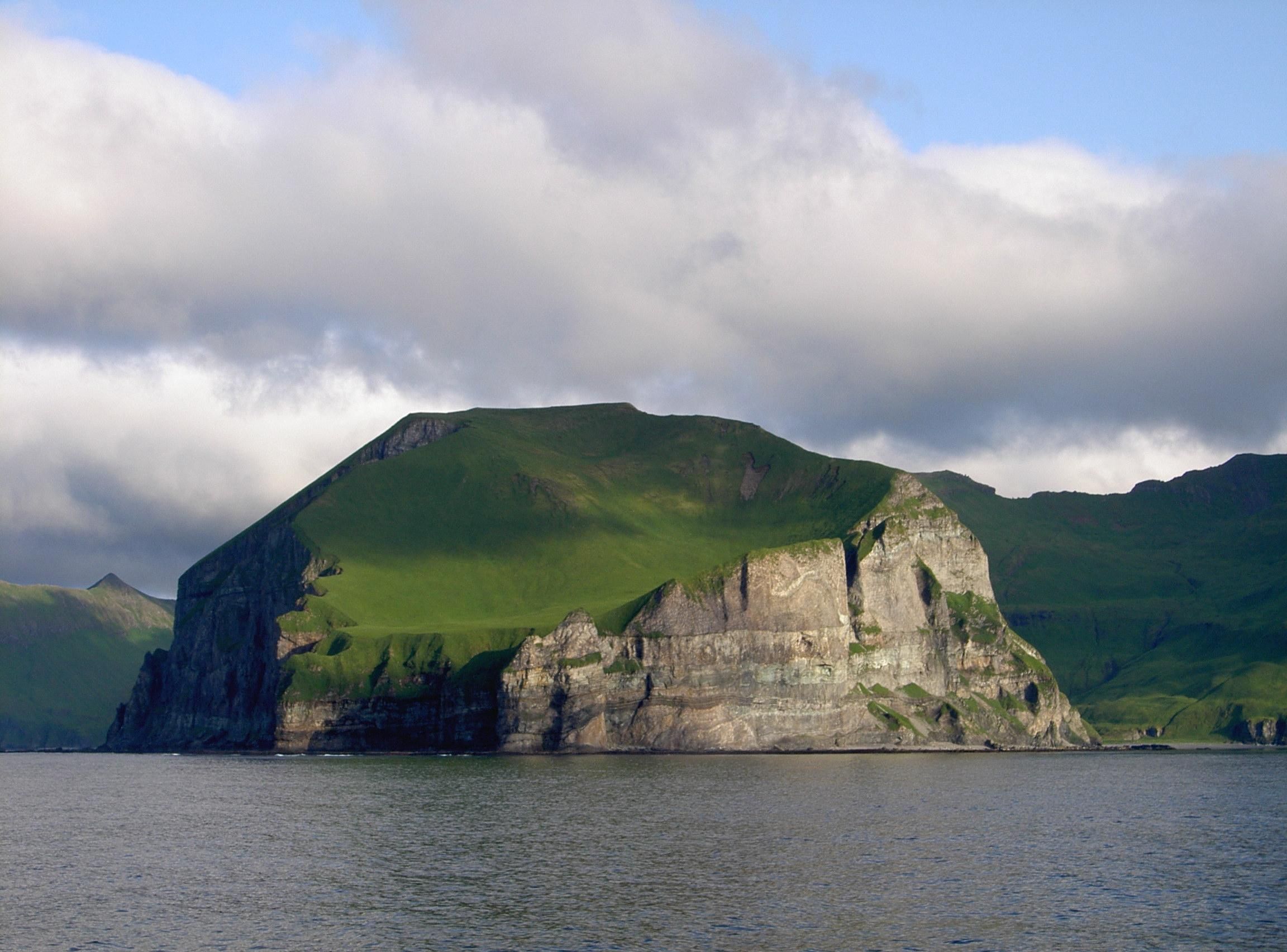 Alaska cliffs landscape