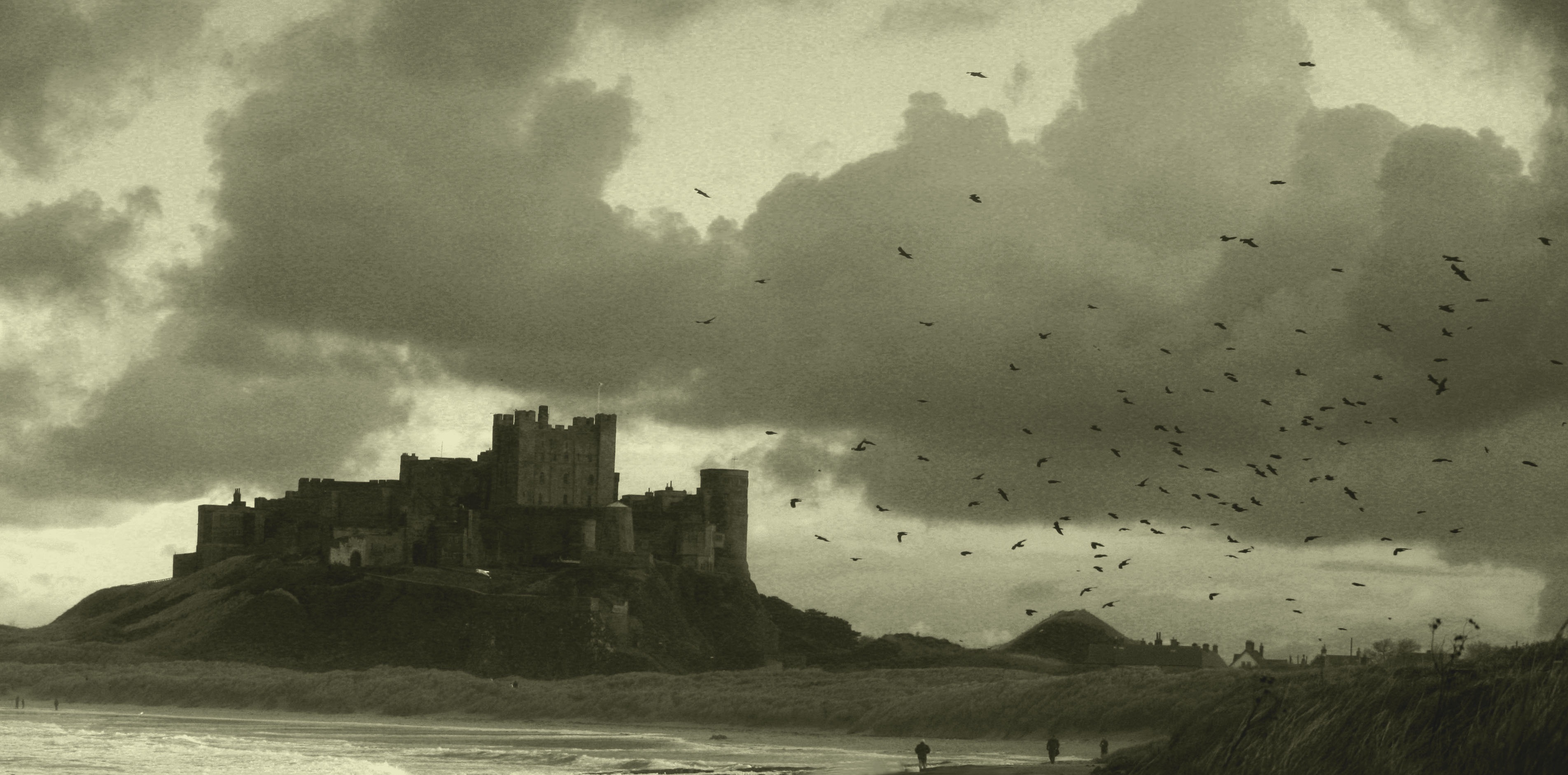 Bamburgh Castle by Keven Law