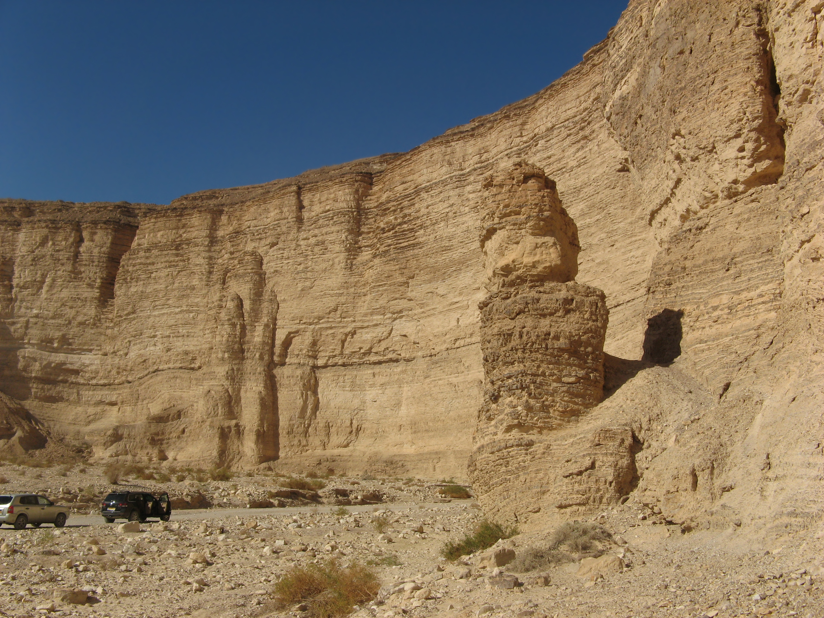 Cliffs in judea desert, israel