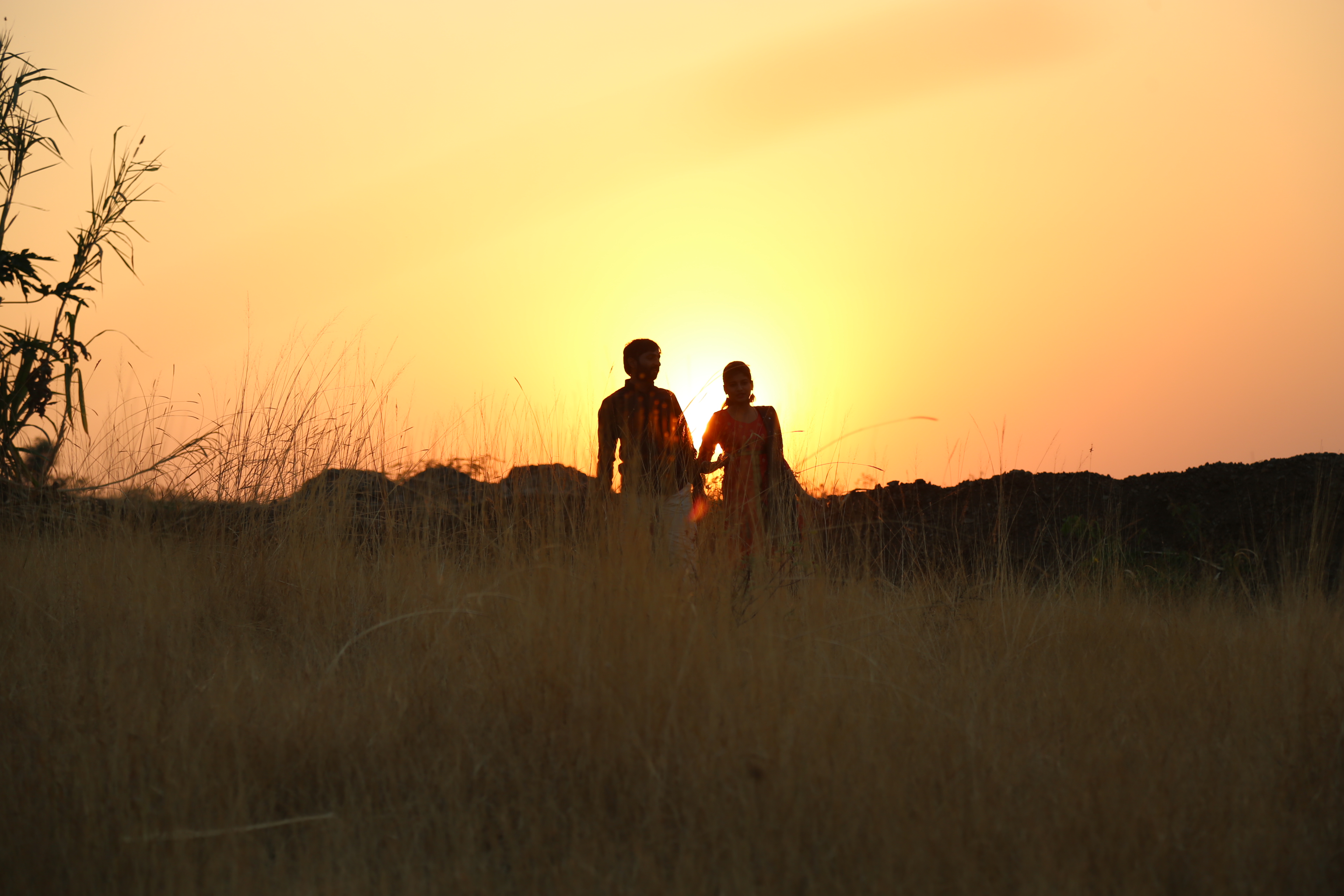 Couple in sunset 12