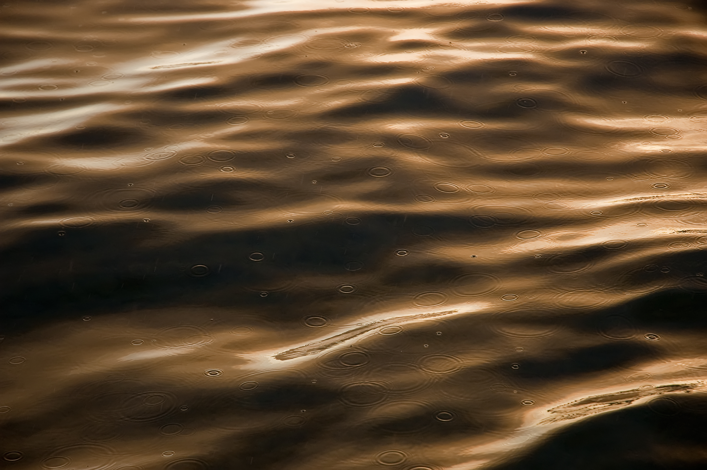 Eau sous la pluie