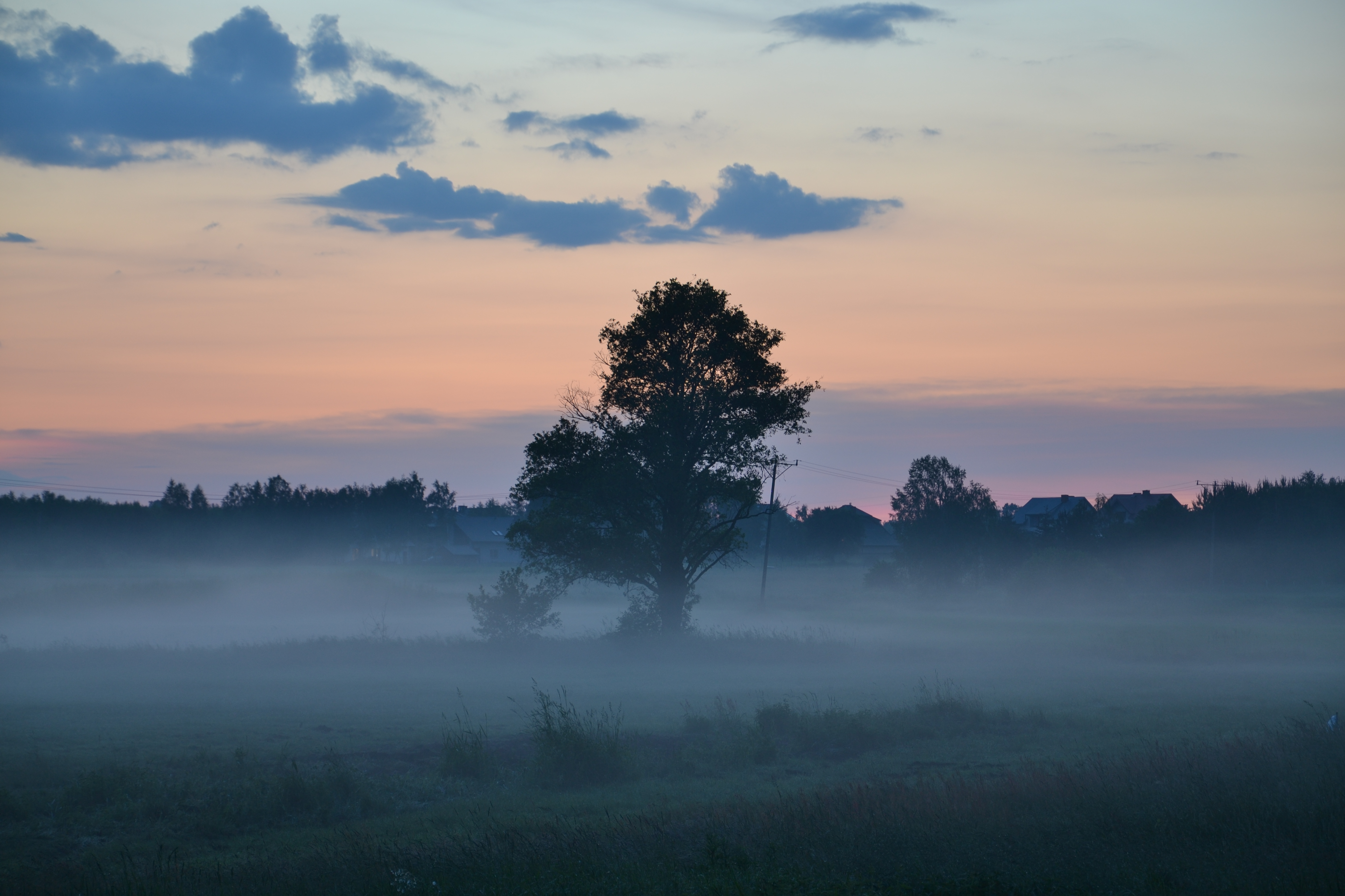 Evening near the Krzna river, Poland