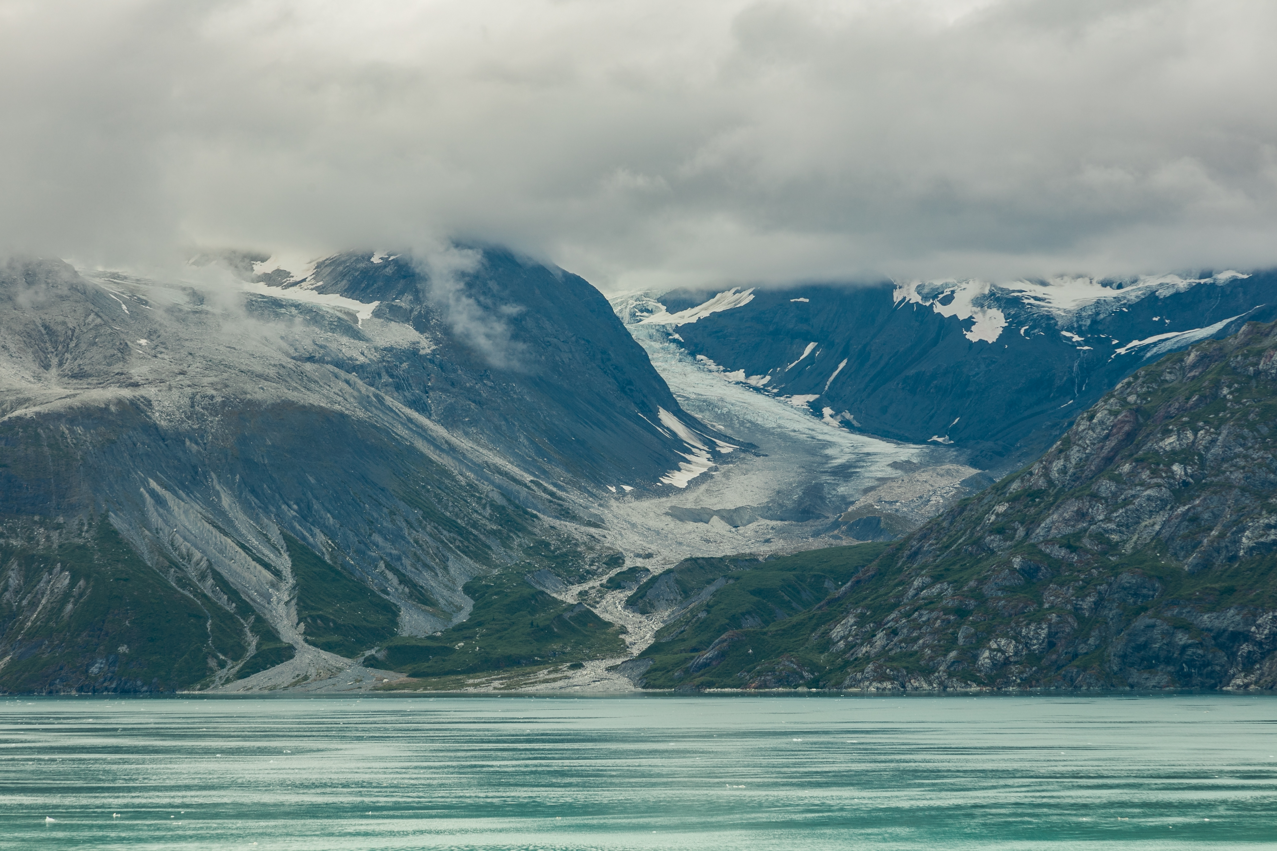 Glaciar Johns Hopkins, Parque Nacional Bahía del Glaciar, Alaska, Estados Unidos, 2017-08-19, DD 135