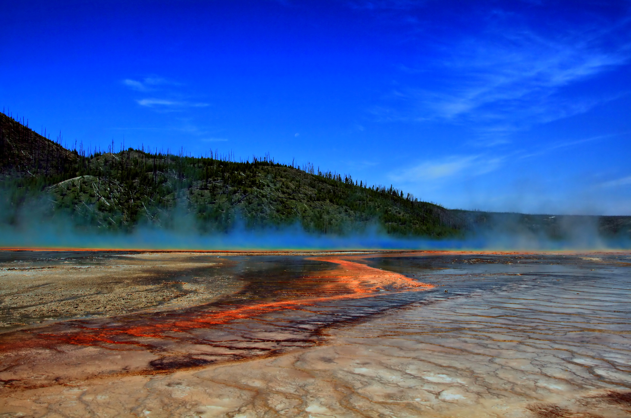 Grand Prismatic Spring in Yellowstone 4