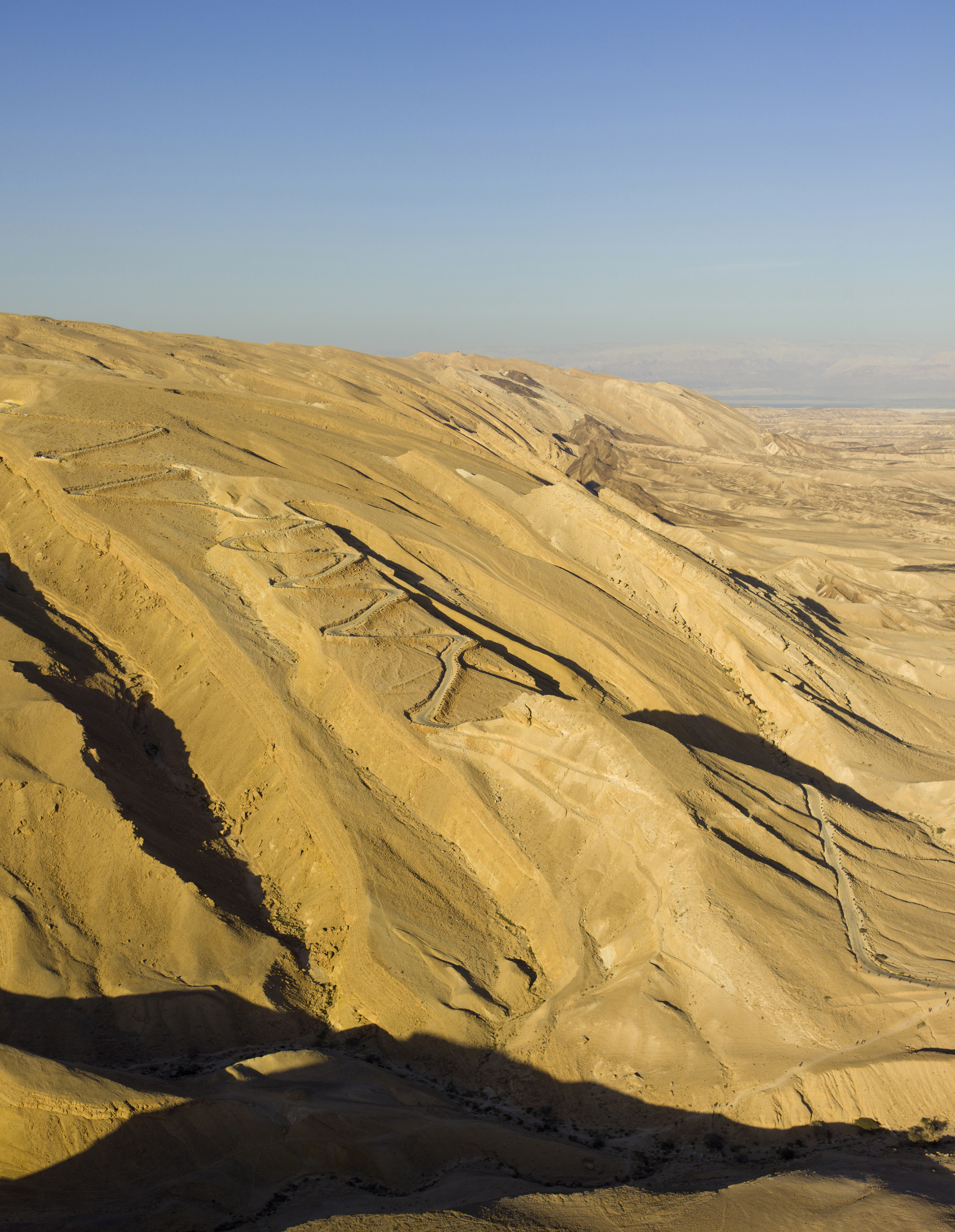 Israel-2013-Aerial 09-Negev-Serpentine Road