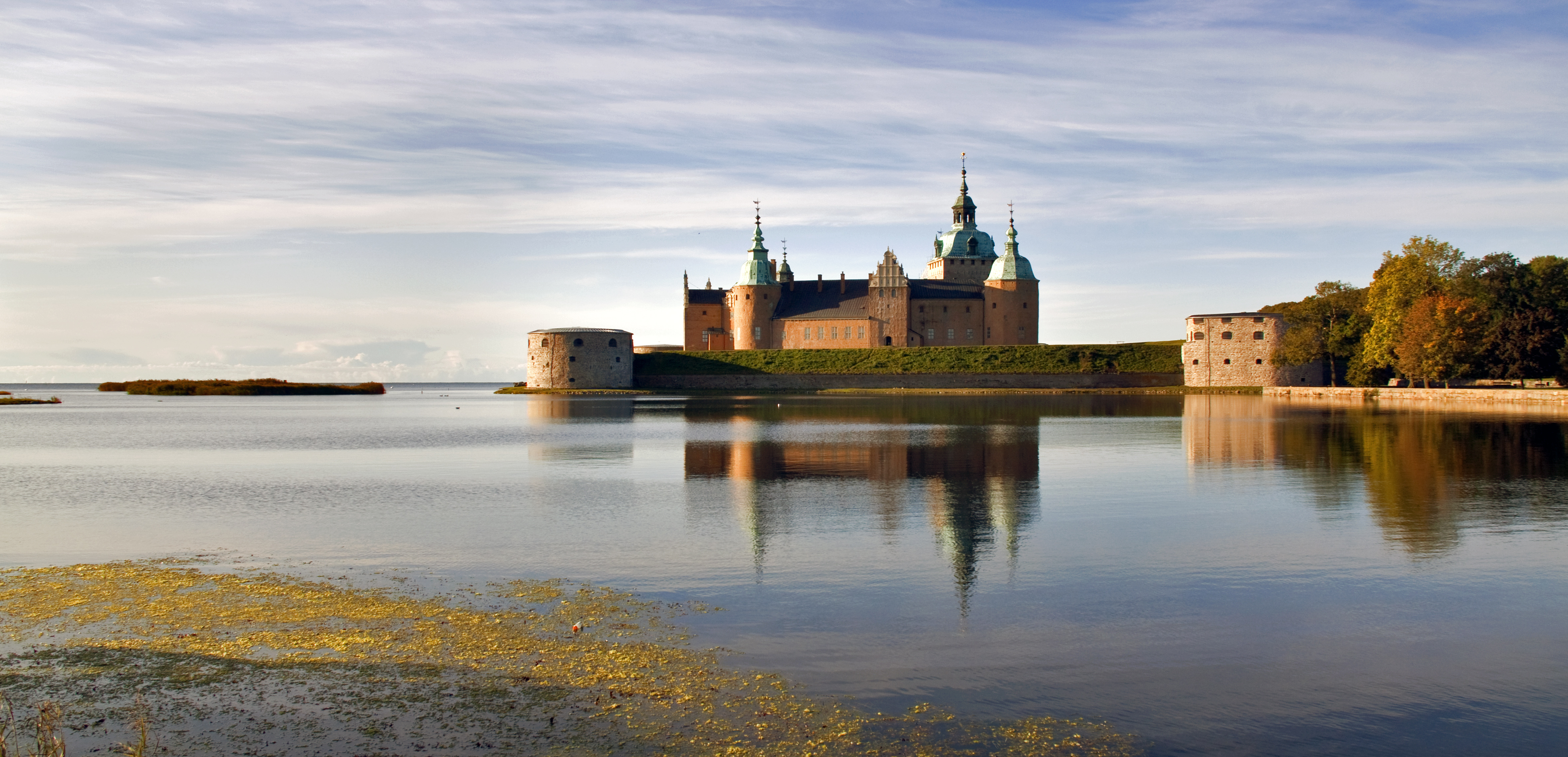 Kalmar slott.nordostra sidan