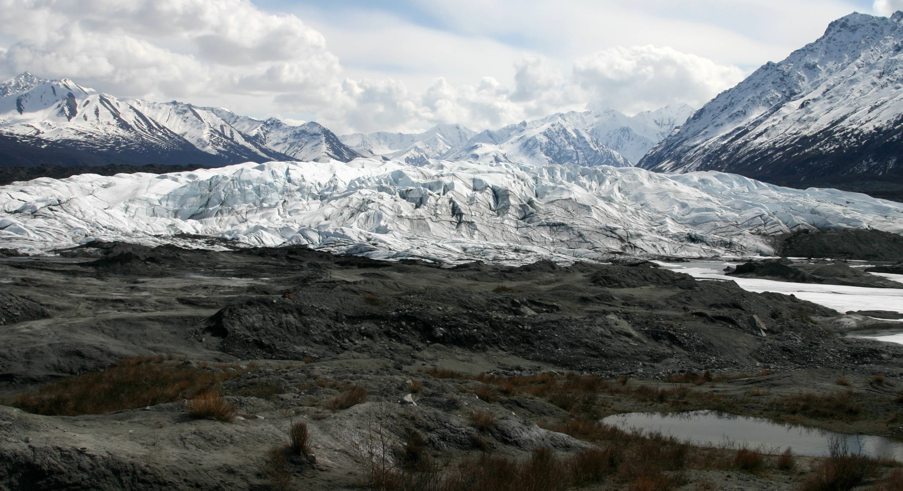 Matanuska Glacier from parking lot