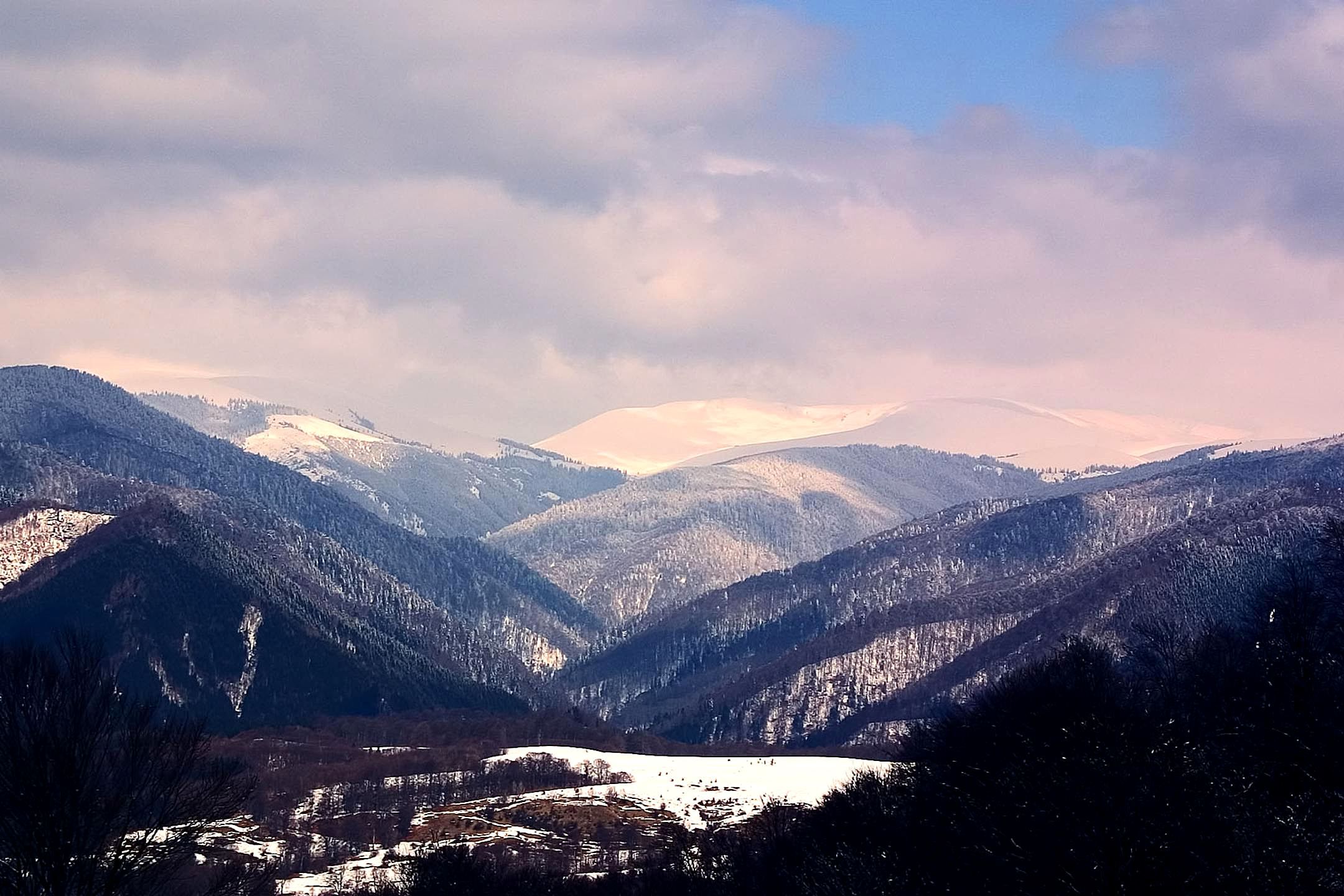 Mountains rising