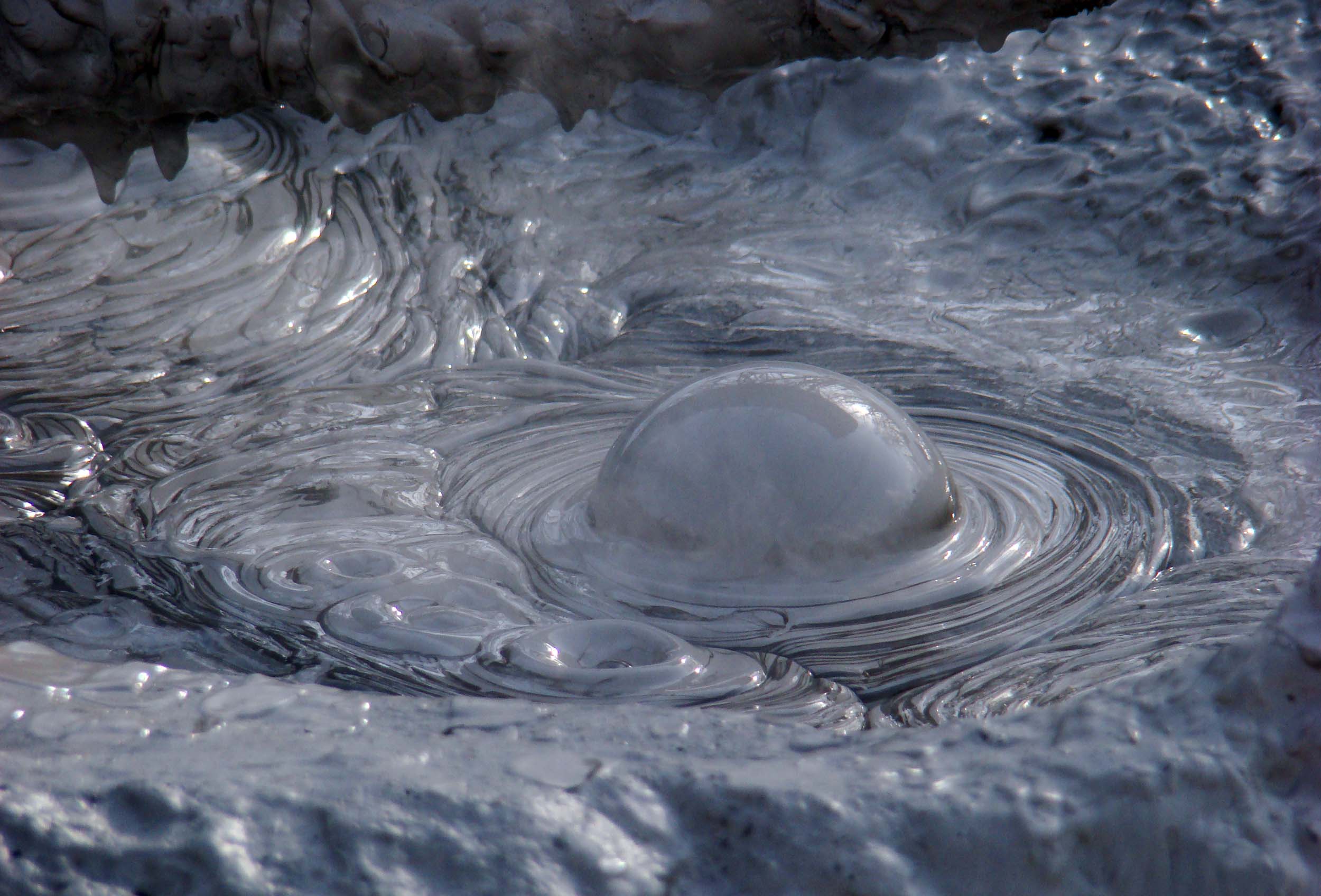 Mud pot, Akan National Park, Japan