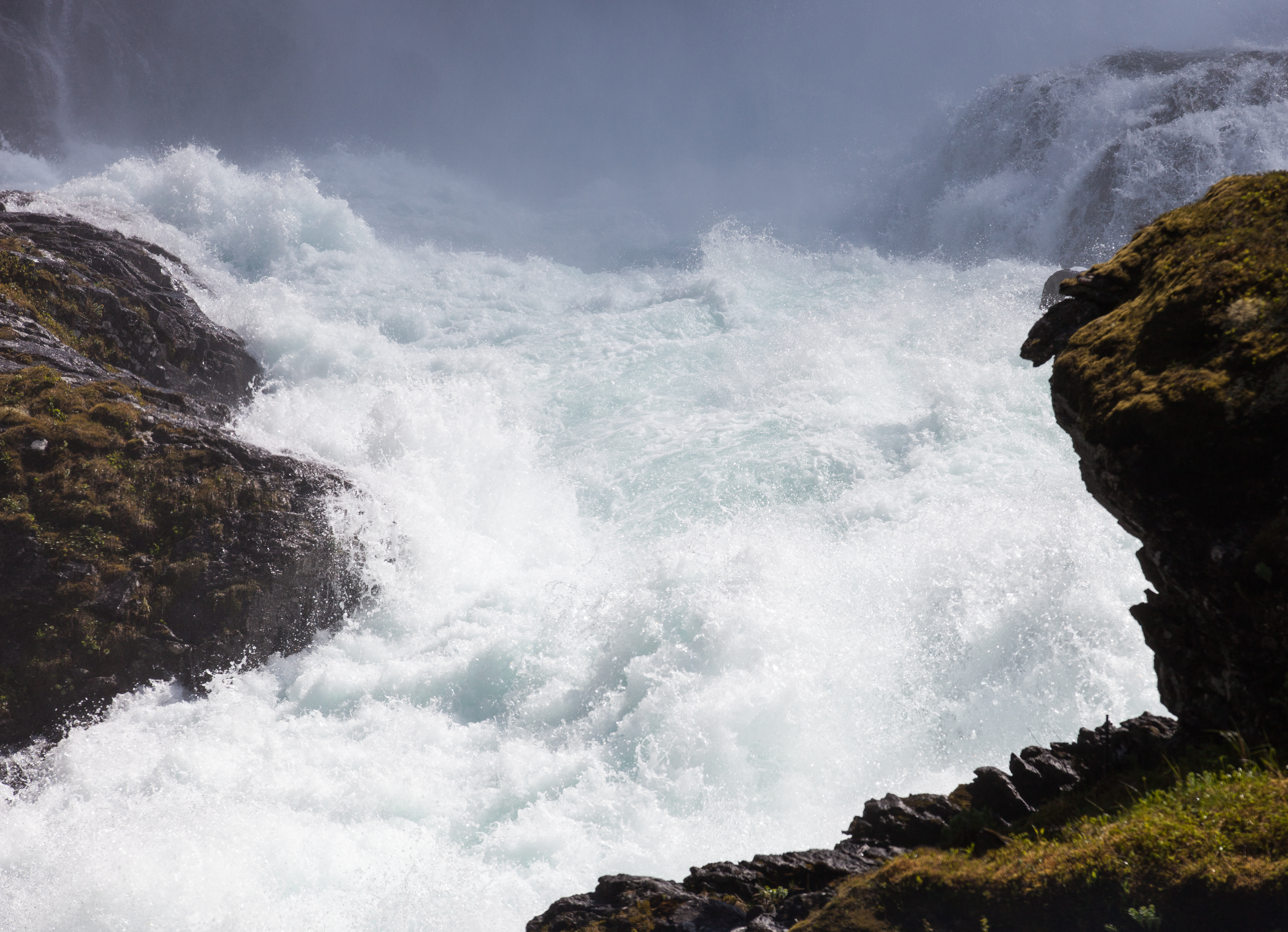 Kjosfossen waterfall, near Flåm, Norway, June 2014, picture 44