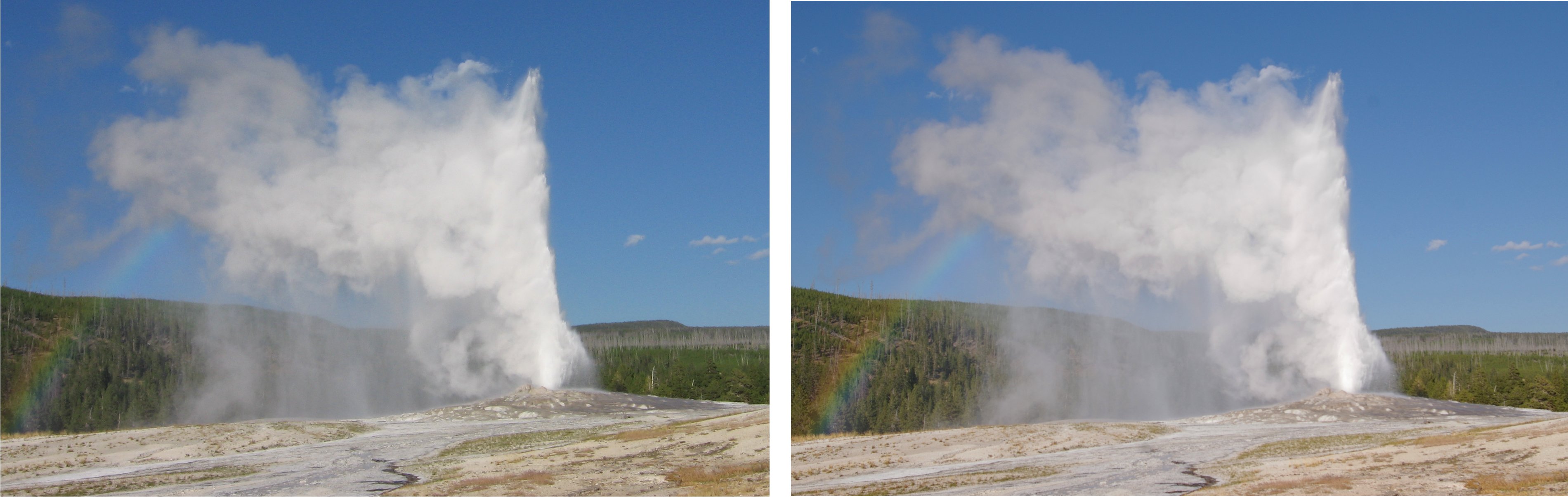 Old Faithful Stereopair 20080811