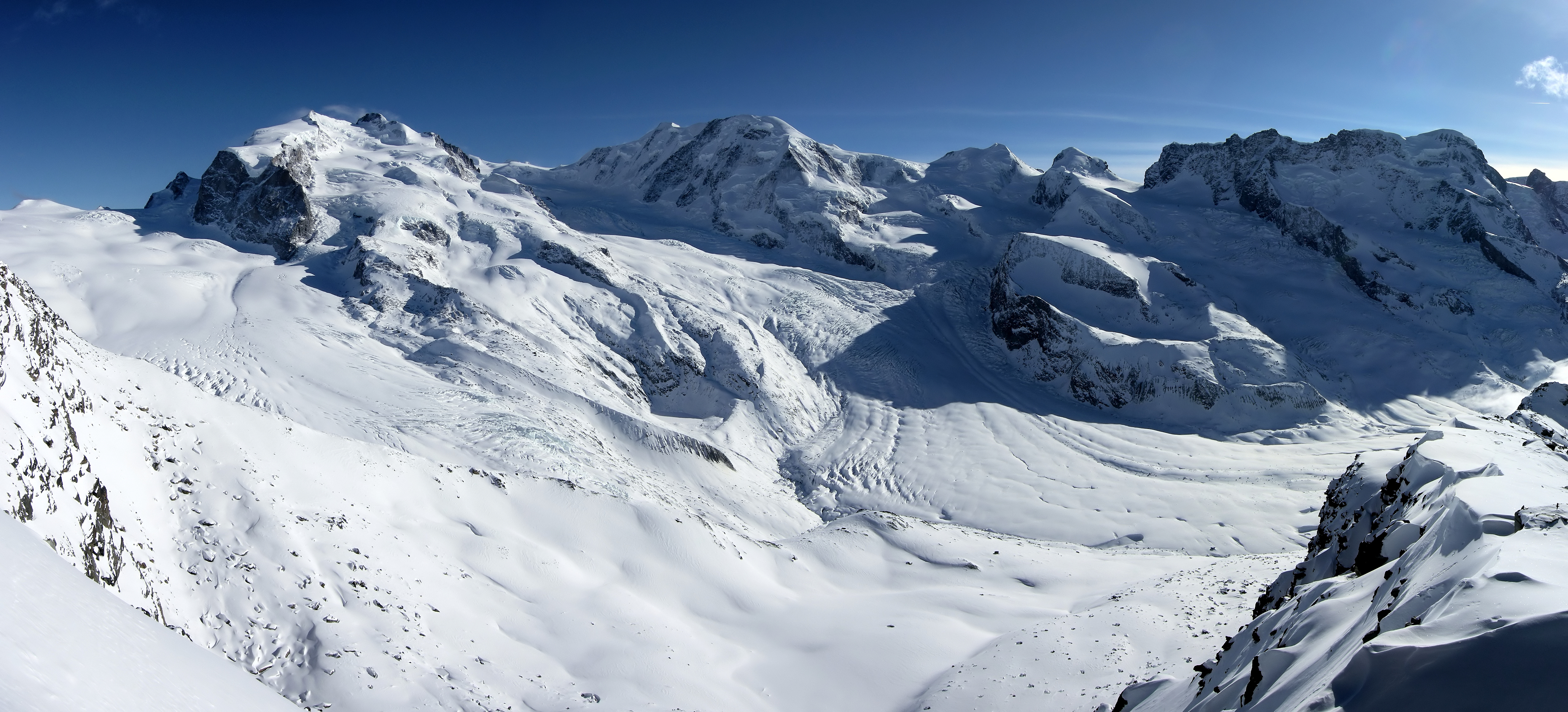 Panorama vom Gornergrat-Zermatt