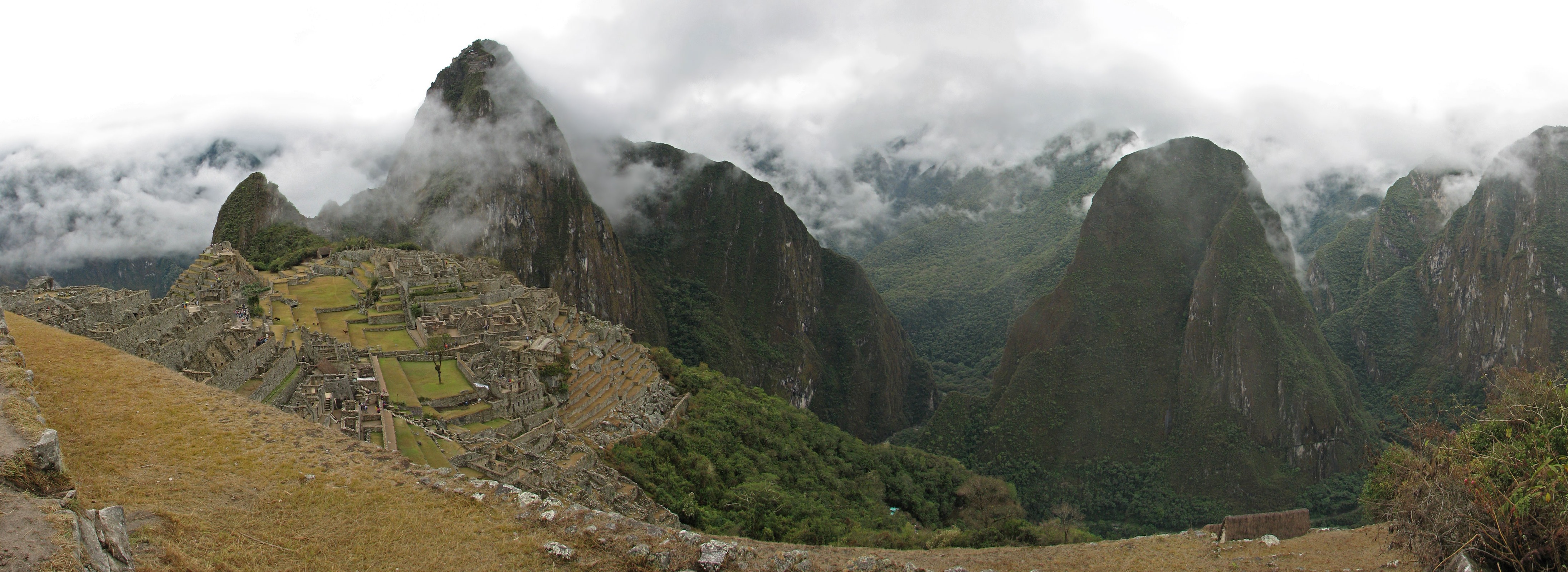 Panoramic Image of Machu Picchu and the Sacred Valley