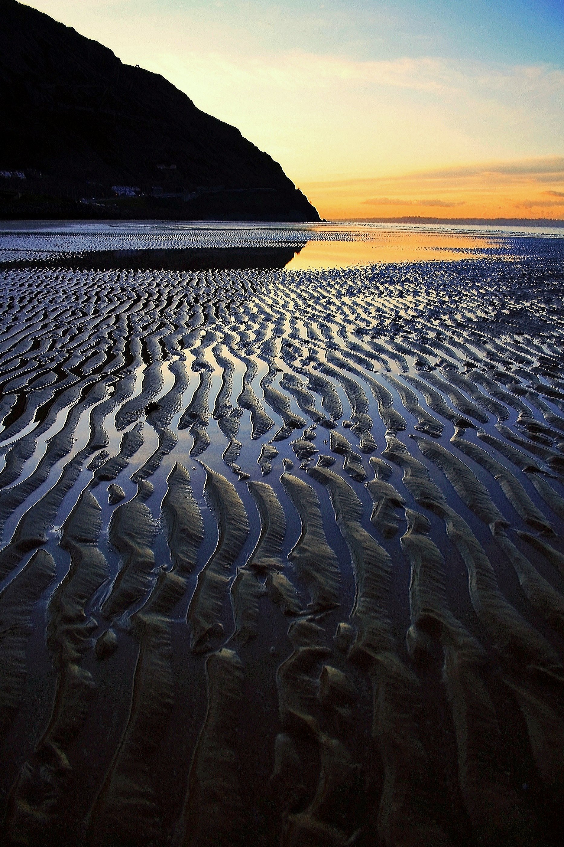 Penmaenmawr beach sands