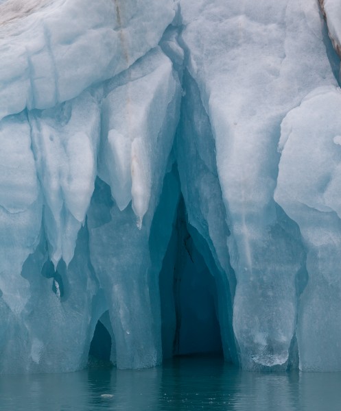 A look inside an iceberg (2), Liefdefjord, Svalbard