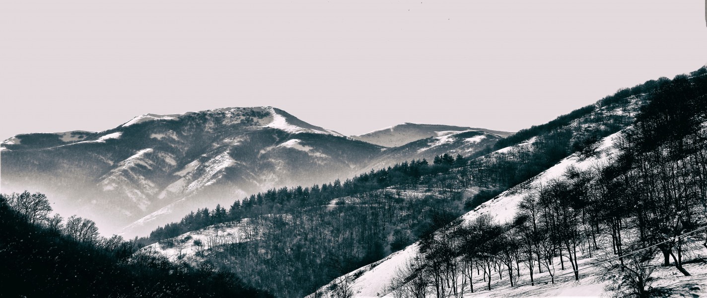 Aghveran winter landscape