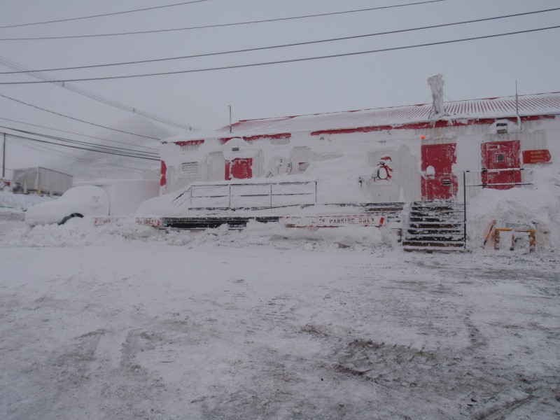 Antarctica - Medical Dispensary after a record breaking snowstorm