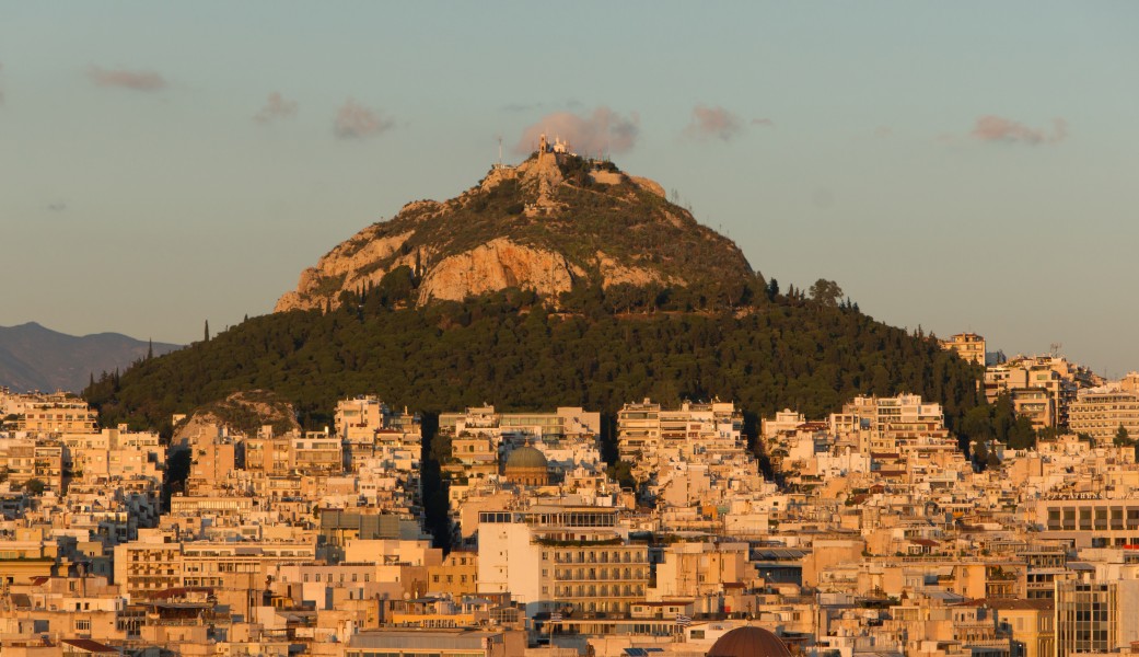 Evening on Lycabetus Hill Athens