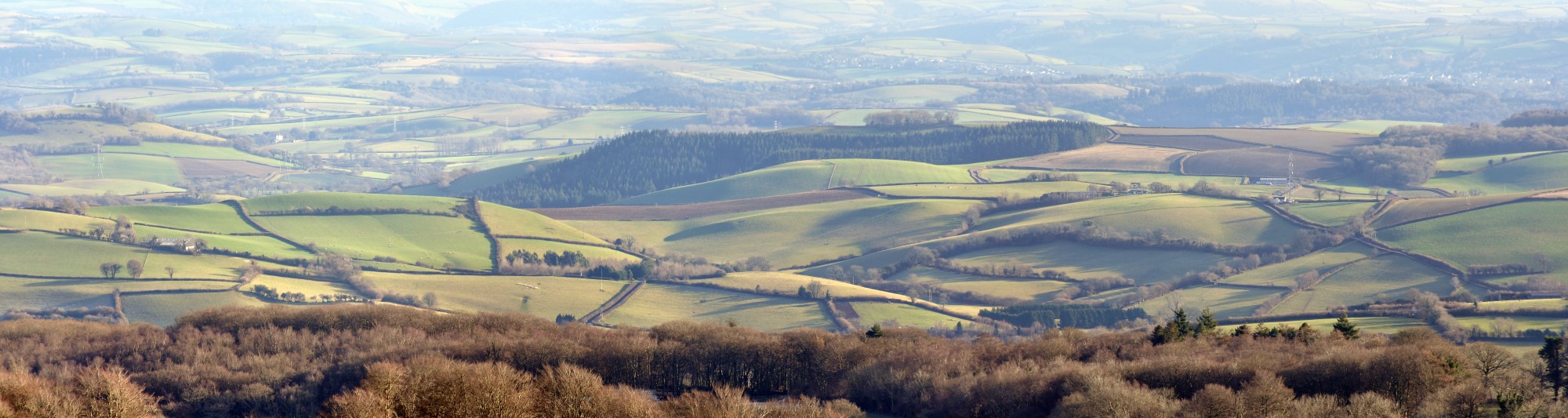 Fields from Buckland Beacon