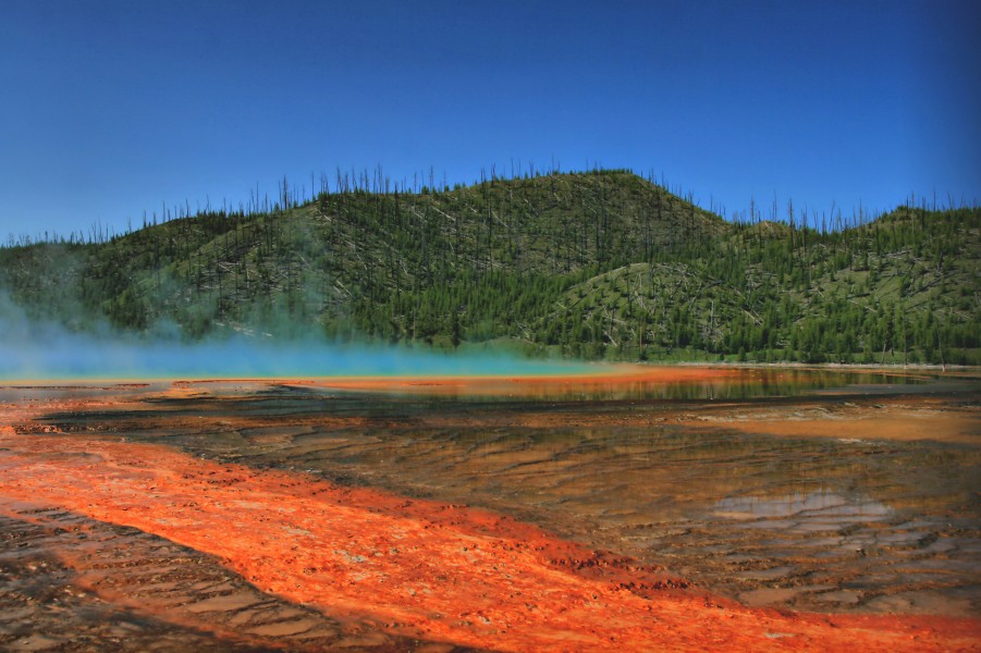 Grand Prismatic Spring in Yellowstone 1