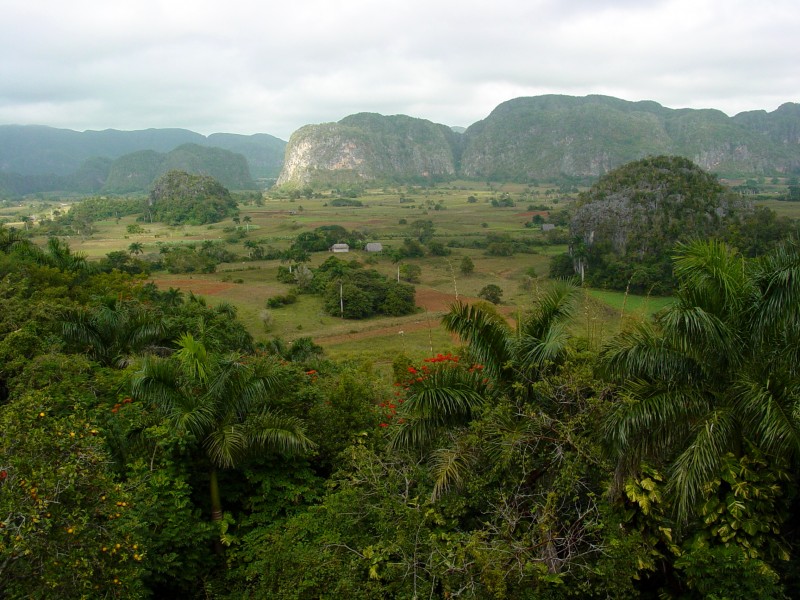 Landscape of Viñales Valley, (Pinar del Río Province, Cuba)