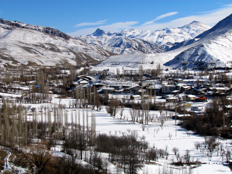Mazandaran - Yush road - Ouz In Winter - panoramio