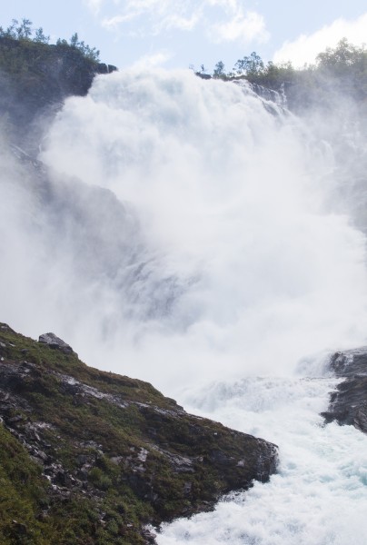 Kjosfossen waterfall, near Flåm, Norway, June 2014, picture 31