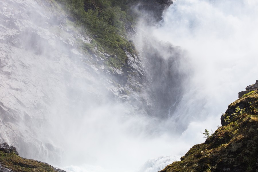 Kjosfossen waterfall, near Flåm, Norway, June 2014, picture 32
