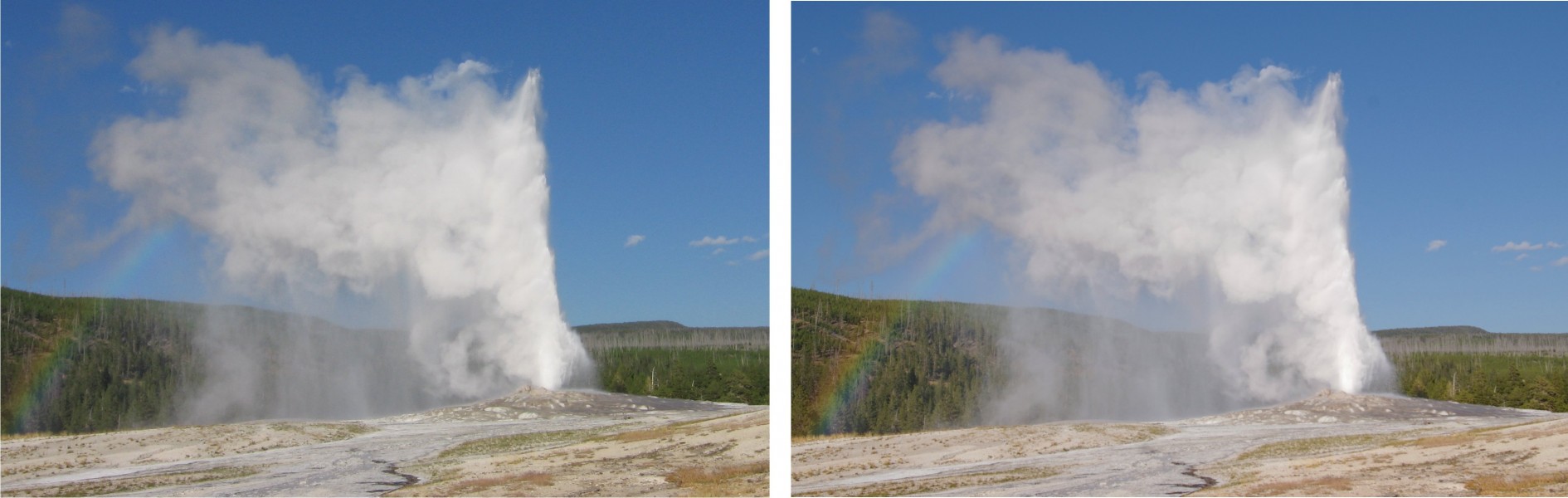 Old Faithful Stereopair 20080811