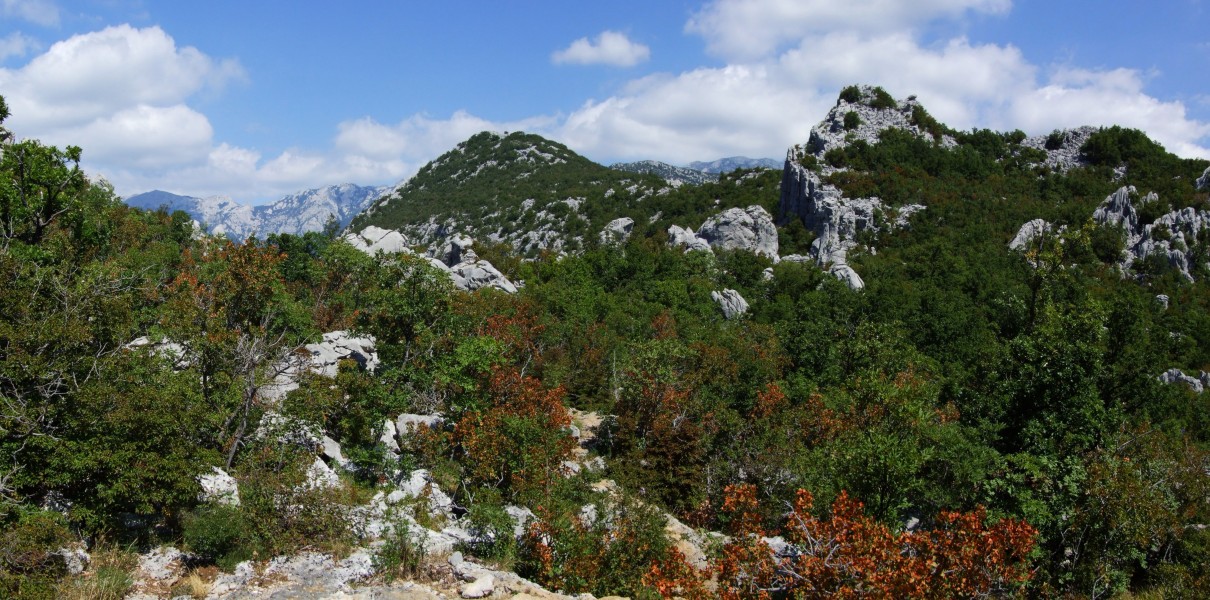 Paklenica panorama - near Anića Kuk