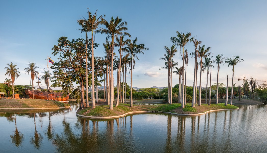 Panoramic view of Miranda Park, Caracas