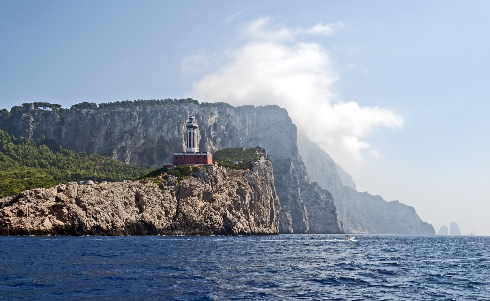 Punta Carena Lighthouse and Surrounding Capri