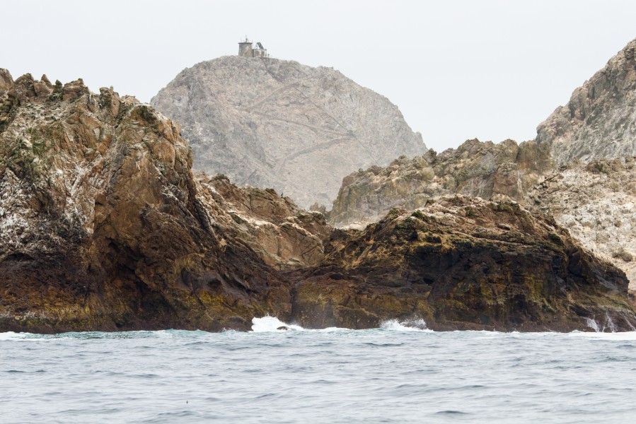 Remains of Farallon Islands Light in 2014