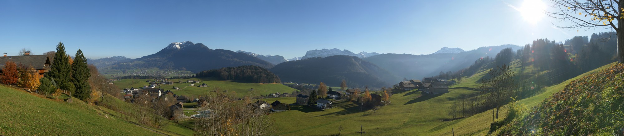 Schwarzenberg Bregenzerwald Panorama
