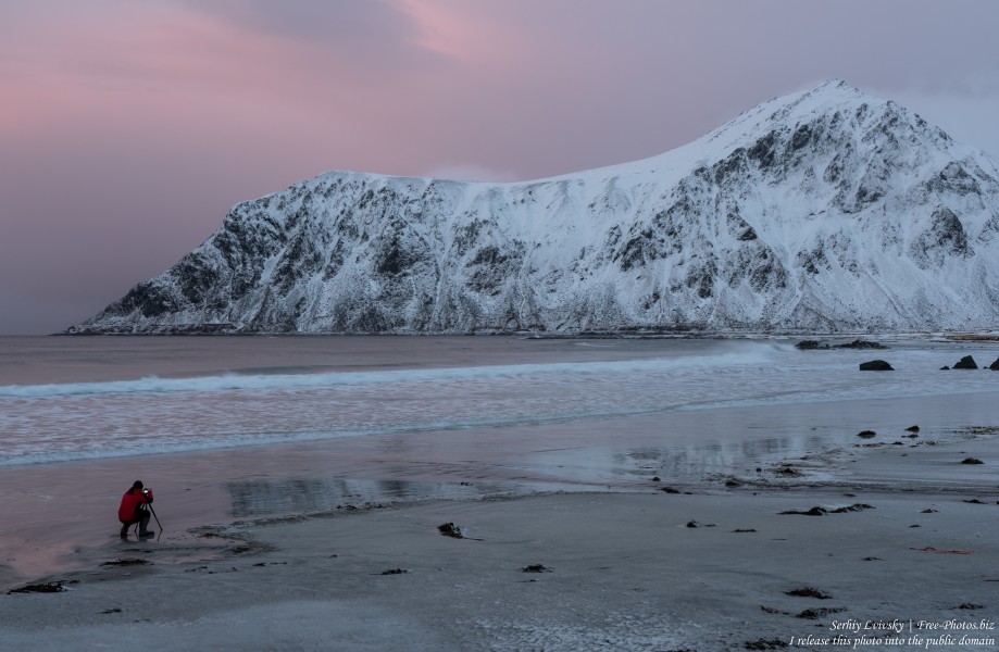 Skagsanden beach, Norway, photographed in February 2020 by Serhiy Lvivsky, picture 2