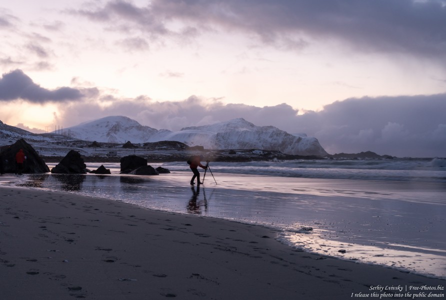 Skagsanden beach, Norway, photographed in February 2020 by Serhiy Lvivsky, picture 21