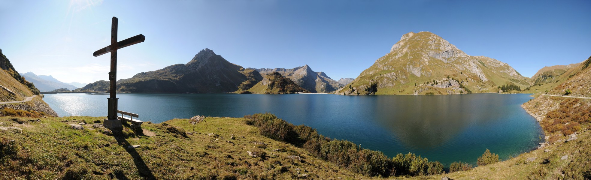 Speicher Spullersee Panorama