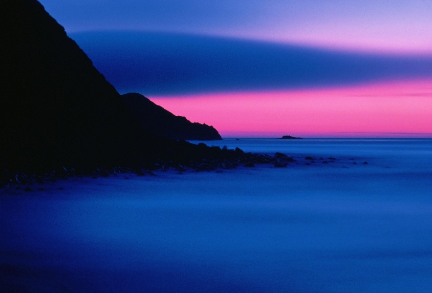 Sunset Buldir island Alaska