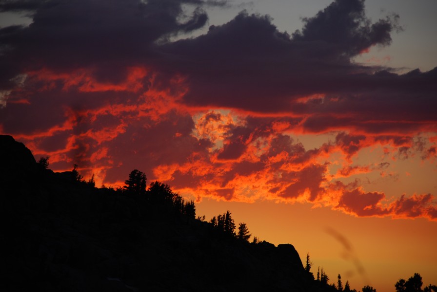 Sunset Clouds above Round Top Lake - panoramio