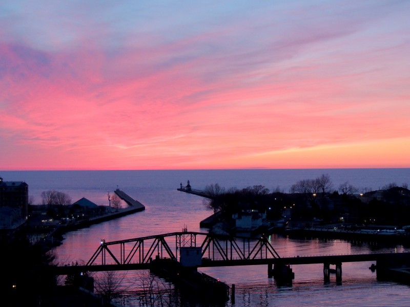 Sunset Over Lake Michigan