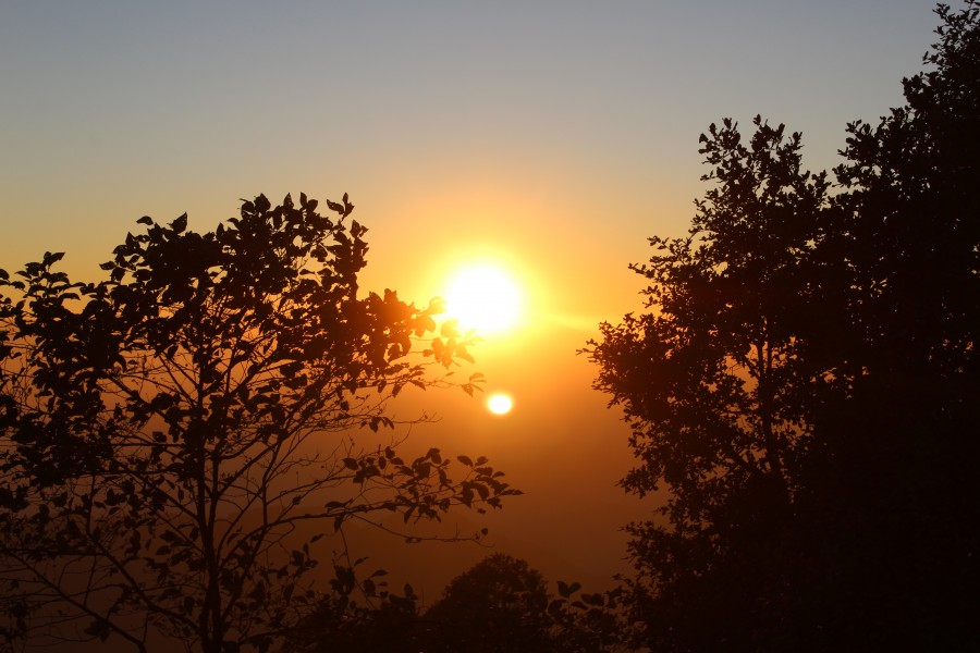 Sunset view Pokhara