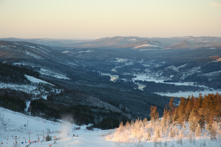 View from Branäs in winter