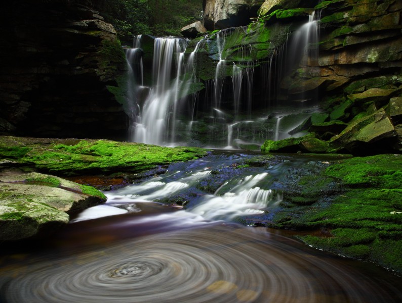 Waterfalls-picture - West Virginia - ForestWander