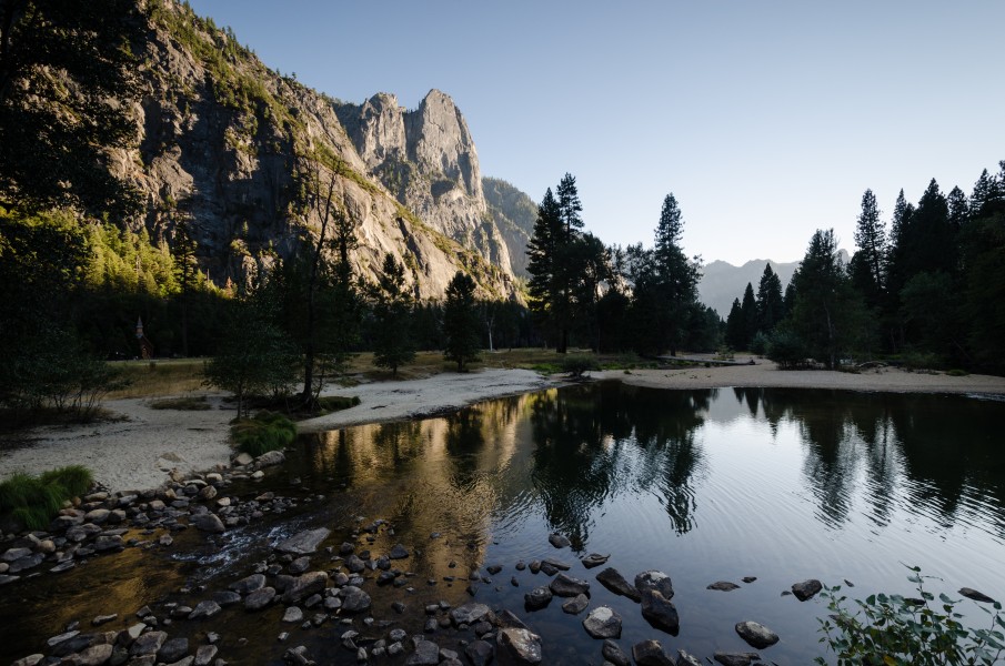 Yosemite Park in Evening Backlight 2013