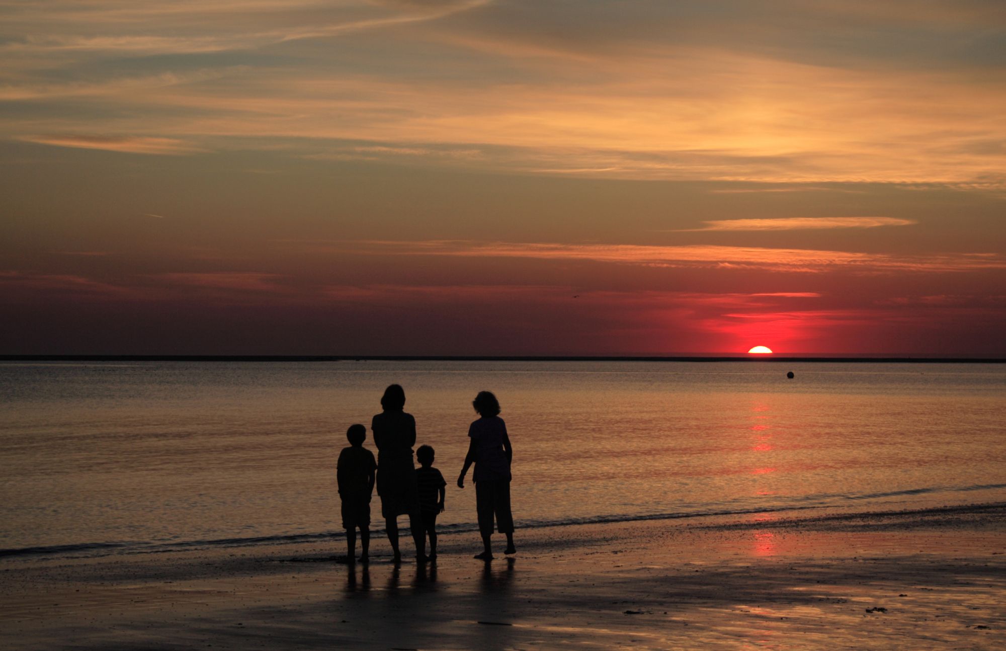 Sonnenuntergang Nordsee