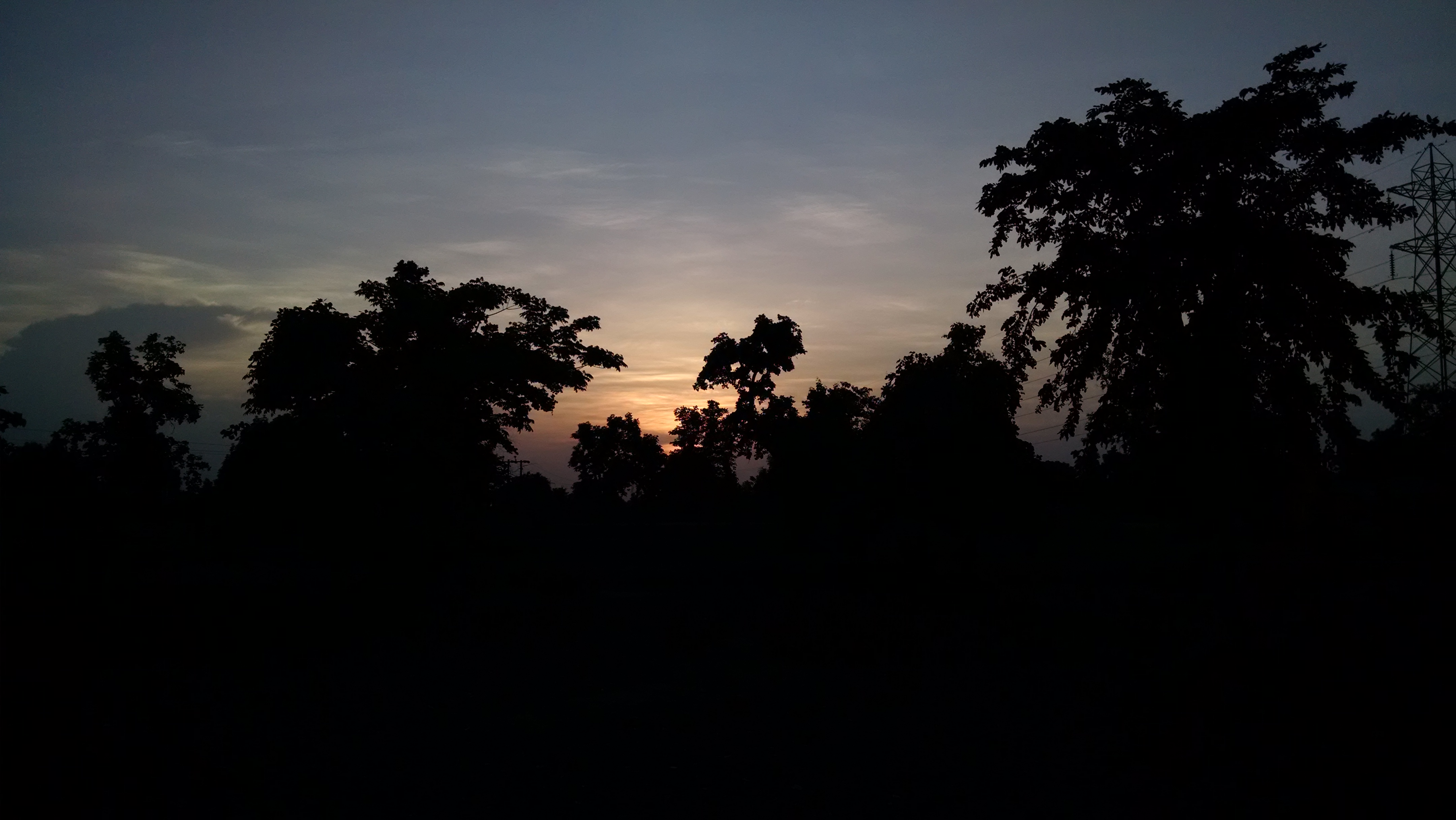 Sun set looks amazing